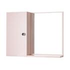 Armário Para Banheiro Com Espelho Bege