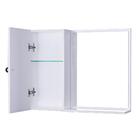 Armário Para Banheiro Com Espelho Branco