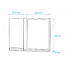 Armário Para Banheiro Com Espelho Carvalho Puxador De Metal