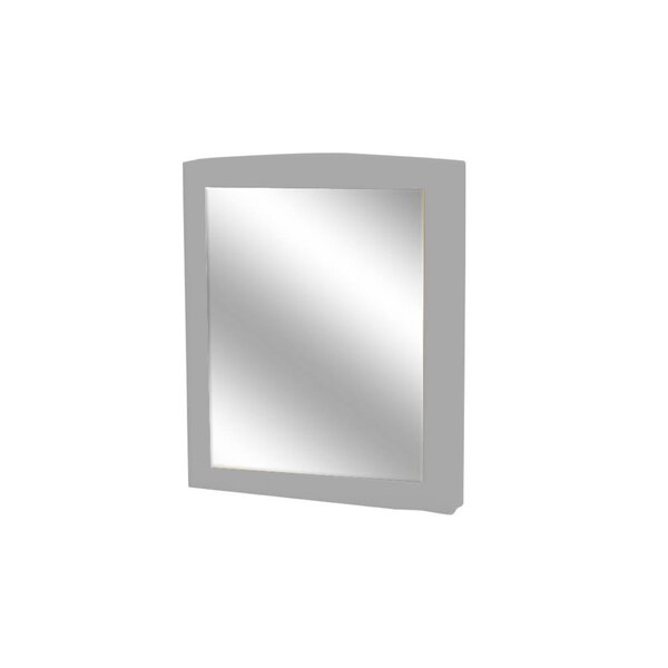 Armário Para Banheiro Com Espelho Cinza Claro