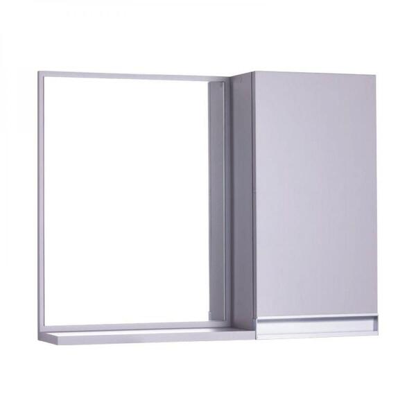 Armário Para Banheiro Com Espelho Com Puxador Metal