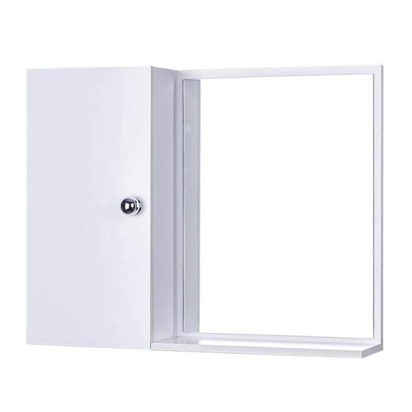 Armário Para Banheiro Com Espelho Cor Branco