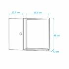 Armário Para Banheiro Com Espelho Freijó