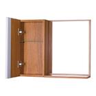 Armário Para Banheiro Com Espelho Freijó Barra Vertical