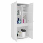 Armário Para Banheiro Com Espelho Itabuna Branco