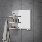 Armário Para Banheiro Com Espelho Orion Branco 40cm