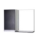 Armário Para Banheiro Com Espelho Preto E Branco Com Puxador