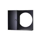 Armário Para Banheiro Com Espelho Redondo Preto