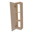 Armário Para Banheiro Com Nicho Toalheiro Em Mdf - Madeirado