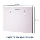 Armário Para Banheiro Lugano Carvalho 60 X 45cm