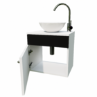 Armário Para Banheiro Suspenso Com Espelho e Cuba Completo 44