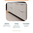 Armário Para Banheiro Suspenso Ripy 120cm Branco