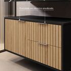 Armário Para Banheiro Suspenso Ripy 80cm Preto