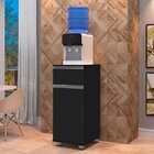 Armário Para Bebedouro 1 Porta 1 Gaveta Alaska  Preto