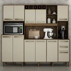 Armário Para Cozinha 11 Portas 2 Gavetas Petra Valdemóveis Ip