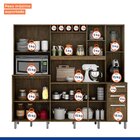 Armário Para Cozinha 11 Portas 2 Gavetas Petra Valdemóveis Ip