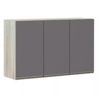 Armário Para Cozinha 120 Cm 3 Portas Luci Luciane Móveis - Le