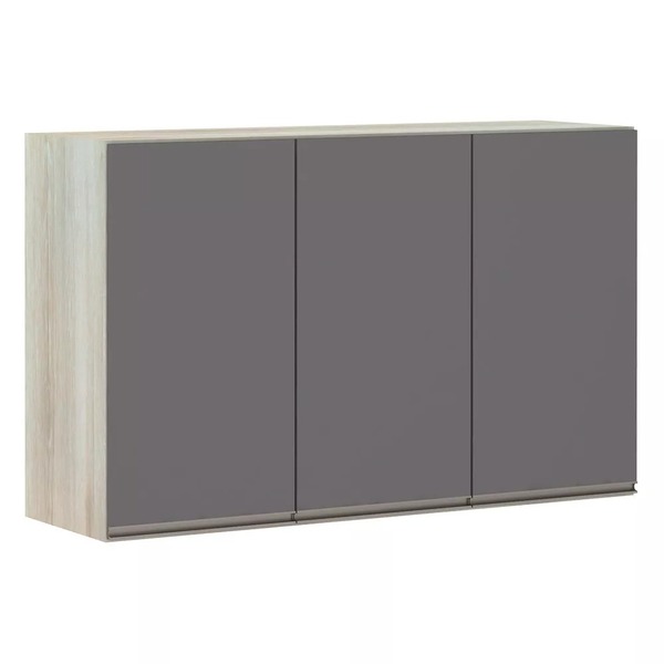 Armário Para Cozinha 120 Cm 3 Portas Luci Luciane Móveis - Le