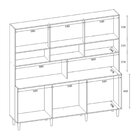 Armário Para Cozinha 12 Portas 1 Gaveta Clarice Yescasa Freij