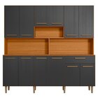 Armário Para Cozinha 12 Portas 1 Gaveta Clarice Yescasa Freij