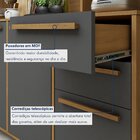 Armário Para Cozinha 13 Portas 2 Gavetas Ágata Cinamomo/grafi