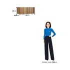 Armário Para Cozinha 1 Porta Basculante 80cm Riscatto Freijó