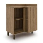 Armário Para Cozinha 1 Porta Confort Batrol Móveis Cinamomo