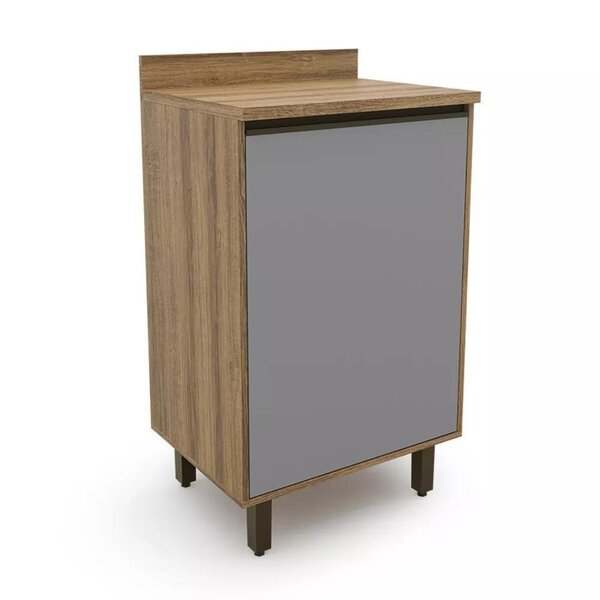 Armário Para Cozinha 1 Porta Confort Batrol Móveis Cinamomo/f
