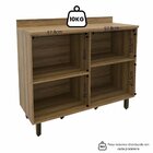 Armário Para Cozinha 2 Portas Confort Cinamomo/off White