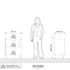 Armário Para Cozinha 2 Portas Top Class   Branco