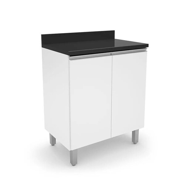 Armário Para Cozinha 2 Portas Top Class   Branco