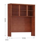 Armário Para Cozinha 3 Portas Imbuia Finestra Imbuia