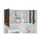 Armário Para Cozinha 4 Portas 1 Gaveta Viena Plus Madine Bran