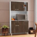 Armário Para Cozinha 4 Portas 1 Gaveta Viena Plus Madine Bran