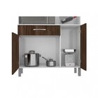 Armário Para Cozinha 4 Portas 1 Gaveta Viena Plus Madine Bran