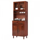 Armário Para Cozinha 4 Portas 2 Gavetas Madeira Maciça Mogano