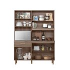 Armário Para Cozinha 5 Portas 1 Gaveta Com Nicho Para Microon