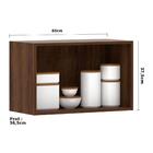 Armário Para Cozinha 60 Cm 1 Porta Dourado Com Verde