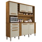 Armário Para Cozinha 6 Portas 2 Gavetas Doha Sallêto Móveis C