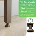 Armário Para Cozinha 6 Portas 2 Gavetas Luna Plus  Branco