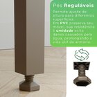 Armário Para Cozinha 6 Portas 2 Gavetas Luna Plus  Cinamomo/g