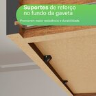 Armário Para Cozinha 6 Portas 2 Gavetas Luna Plus  Cinamomo/g