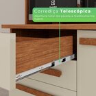 Armário Para Cozinha 6 Portas 2 Gavetas Luna Plus  Cinamomo/o