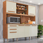 Armário Para Cozinha 6 Portas 2 Gavetas Luna Top Imop Móveis