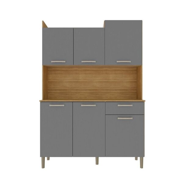 まぁページ Armário Multiuso 2 Portas 70cm com Rodapé Ipanema CabeCasa