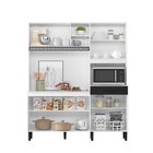 Armário Para Cozinha 7 Portas 1 Gaveta Yara Nicioli Branco Uv