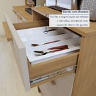 Armário Para Cozinha 7 Portas 2 Gavetas 180,8cm Citrino Yesca