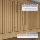 Armário Para Cozinha 7 Portas 2 Gavetas 180,8cm Citrino Yesca