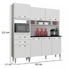 Armário Para Cozinha 7 Portas 2 Gavetas Amanda Plus Imop Móve