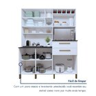 Armário Para Cozinha 7 Portas 2 Gavetas Monte Rey Branco